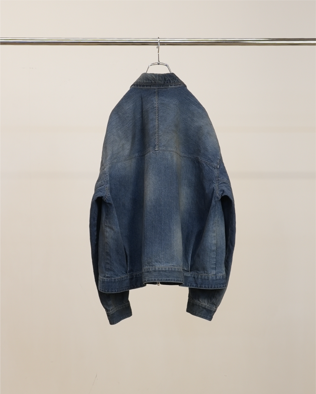 ANCELLM / Denim Zipup Jacket (Indigo)