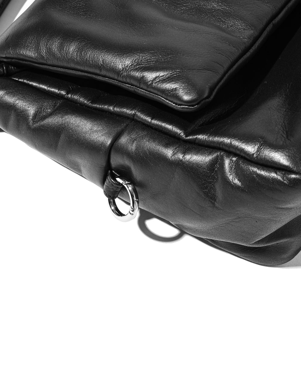 CLESSTE / Leather Padded Flap Holiday Bag