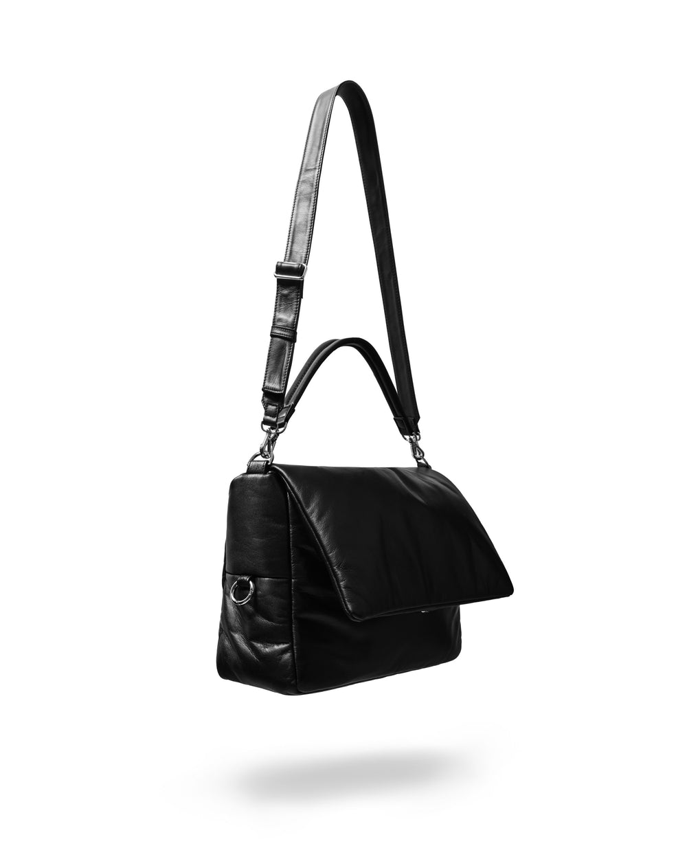 CLESSTE / Leather Padded Flap Holiday Bag