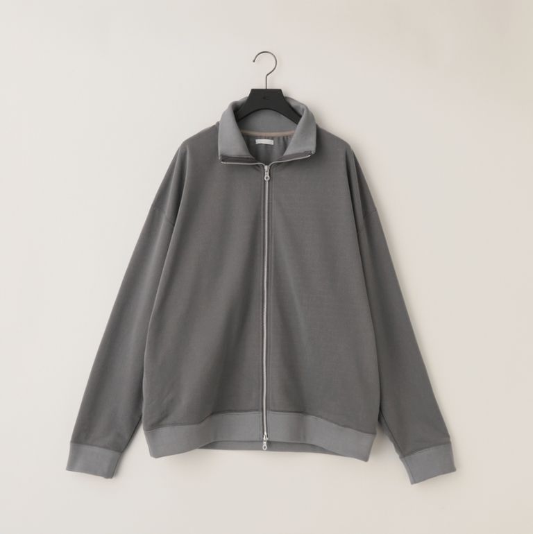 KANEMASA PHIL / 28G Cupro Zip Sweat (Charcoal)