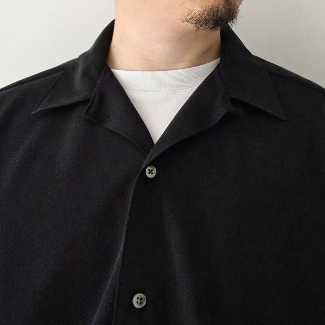 KANEMASA PHIL / 36G Cupro Ether Shirt (Black)