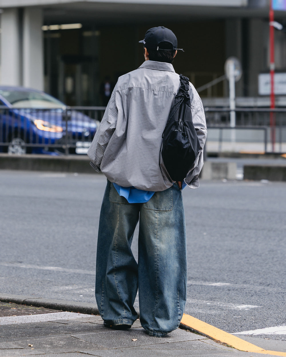 CLESSTE / Mini Plaid L/S Pullover Shirt (Gray)