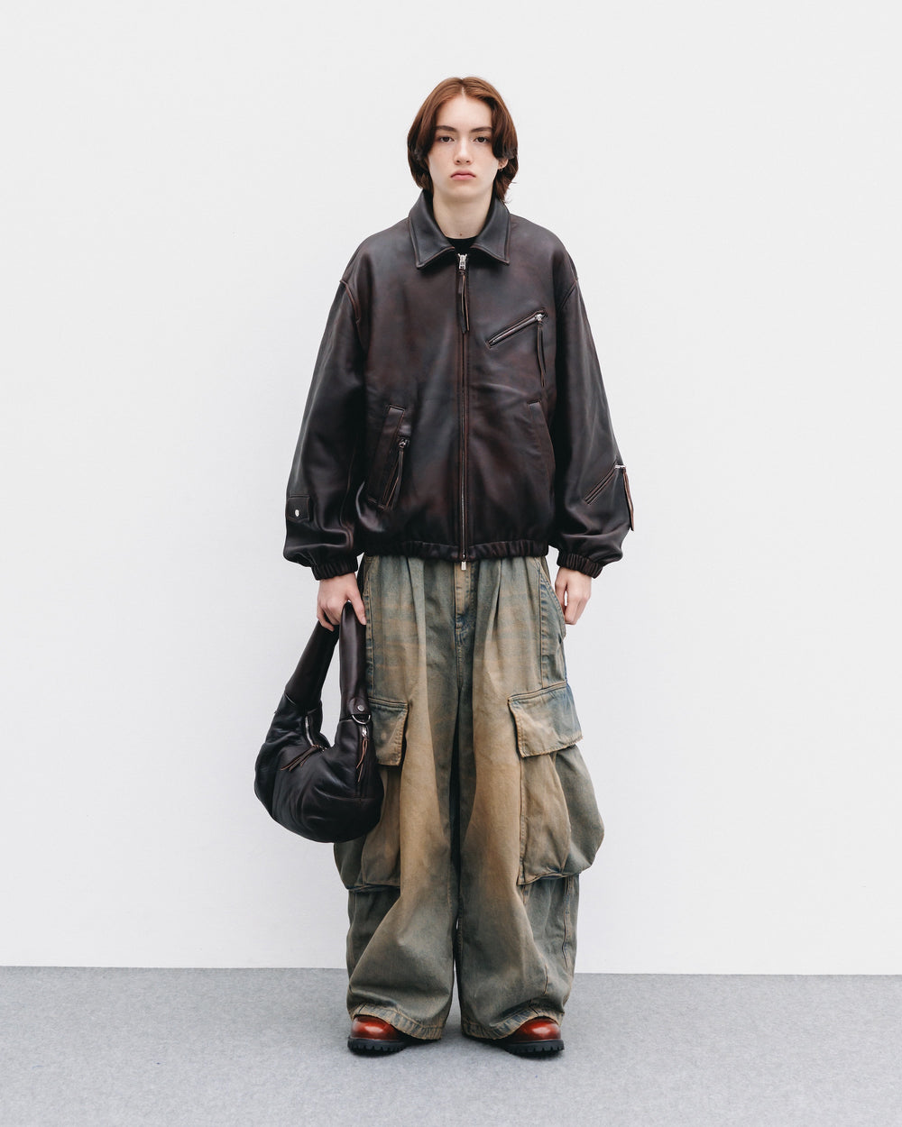 CLESSTE / Vintage Sheep Leather System Bag XS