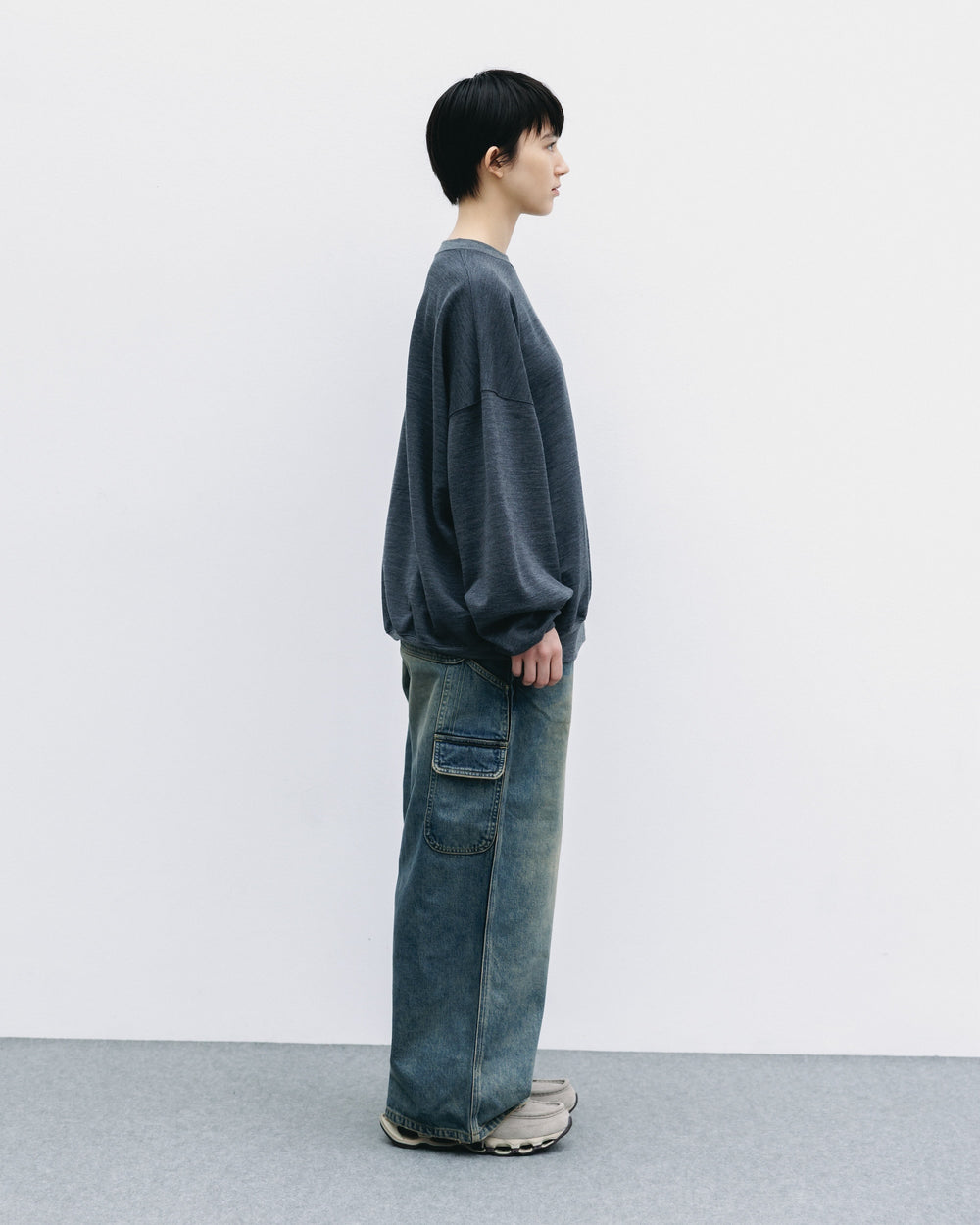 CLESSTE / Vintage Dyed Selvedge Denim Worker Pants (Vintage Indigo)