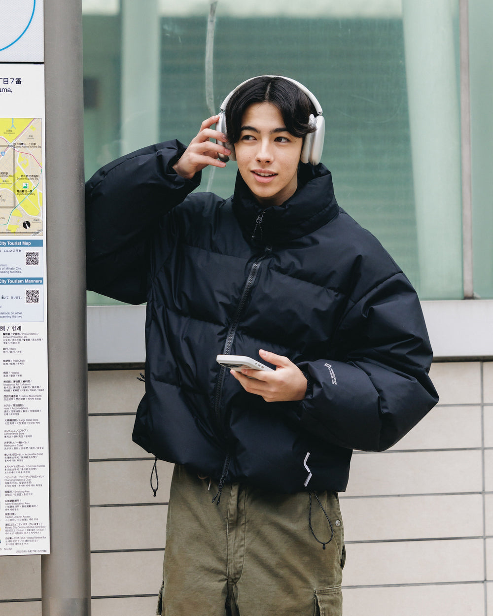 CLESSTE / +Phenix Windstopper ® By Gore-tex Labs City Down Jacket (Black)