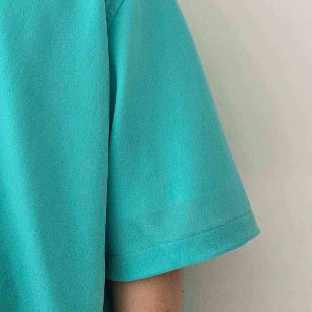 KANEMASA PHIL / 36G Cupro Ether Shirt (Turquoise)