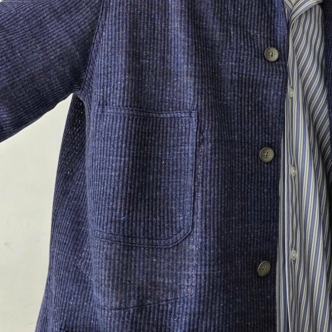 SABY / Workers Jacket Type S.B - Bishu Japan Linen Mesh Jacquard FAB -