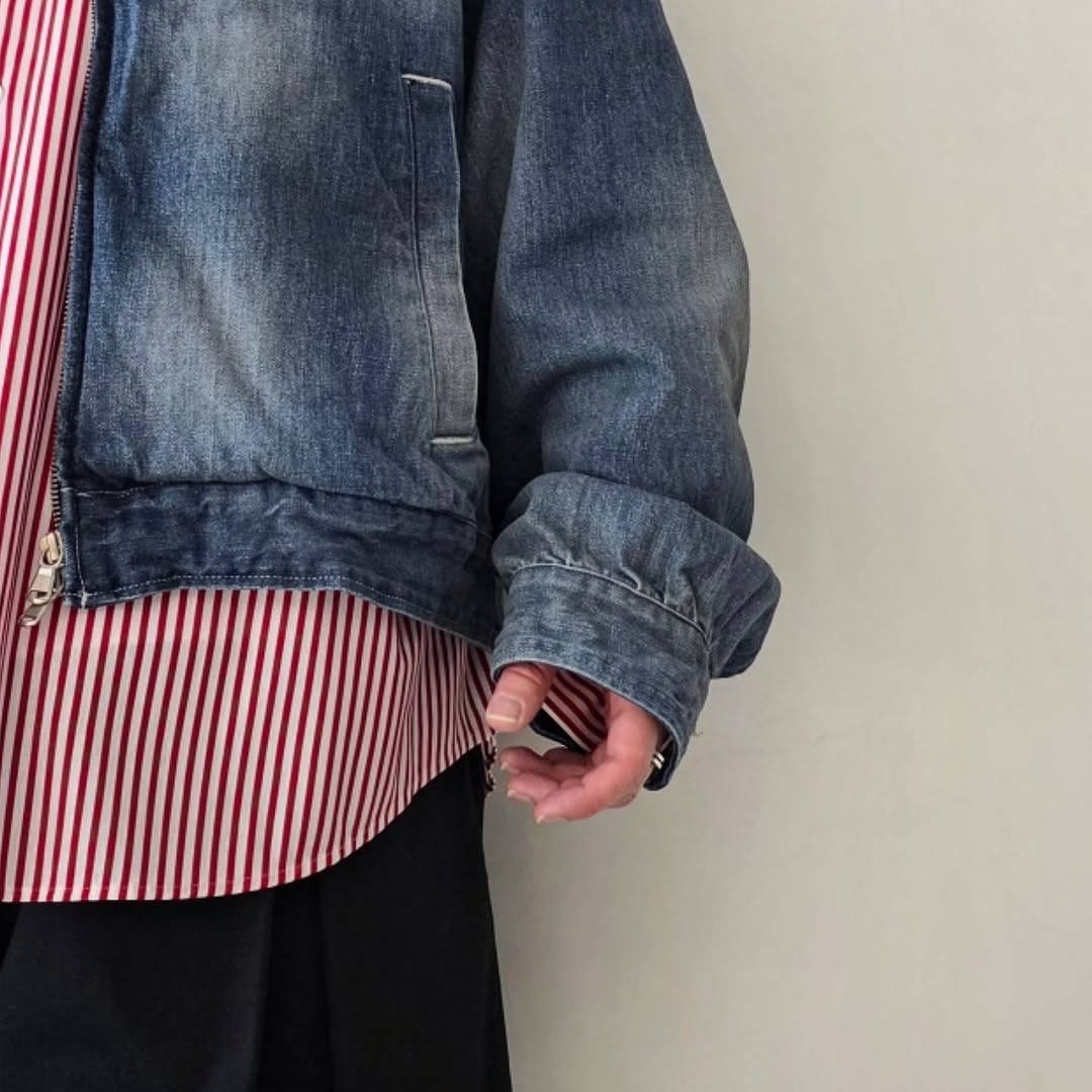 ANCELLM / Denim Zipup Jacket (Indigo)