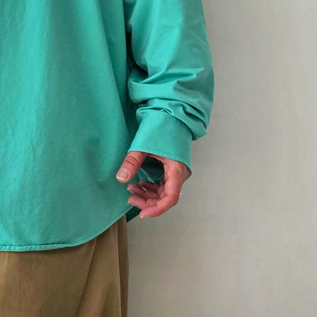 KANEMASA PHIL / 46G Atmosphere Shirt (Turquoise)