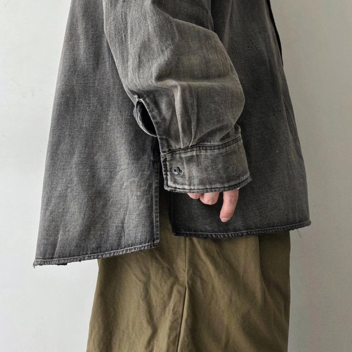 ANCELLM / L.T Oz Denim Shirt (Black)