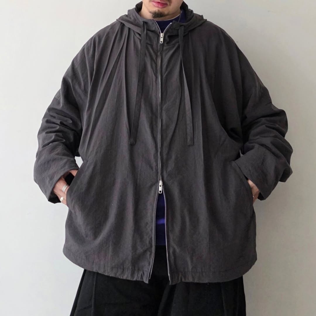 BLANC YM / Salt Shrink Cupro Snow Parka (Brown)