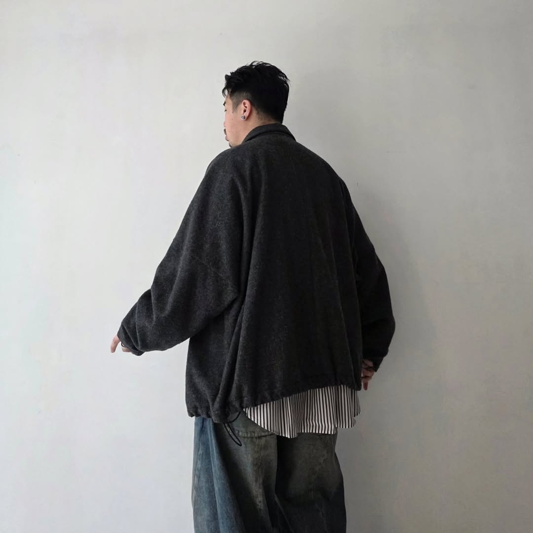 BLANC YM / Cashmere Zip Jacket