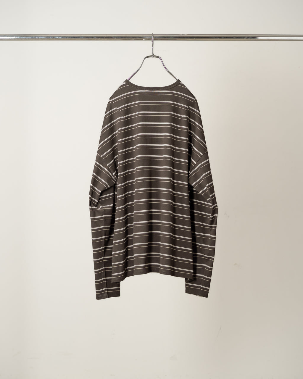 ANCELLM / Border LS T-Shirt (Black)