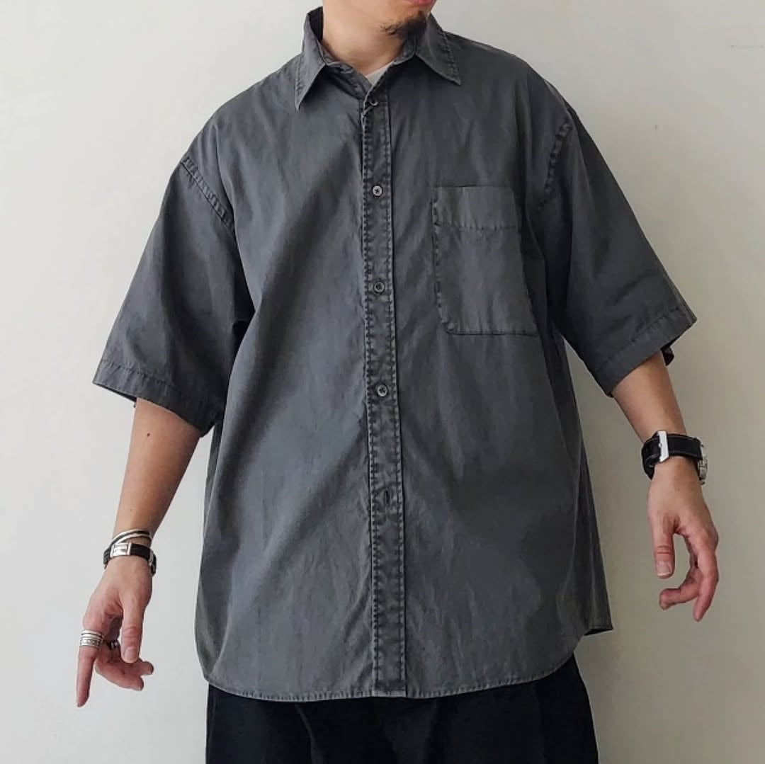 CLESSTE / Pigment Dyed Oxford City S/S Shirt