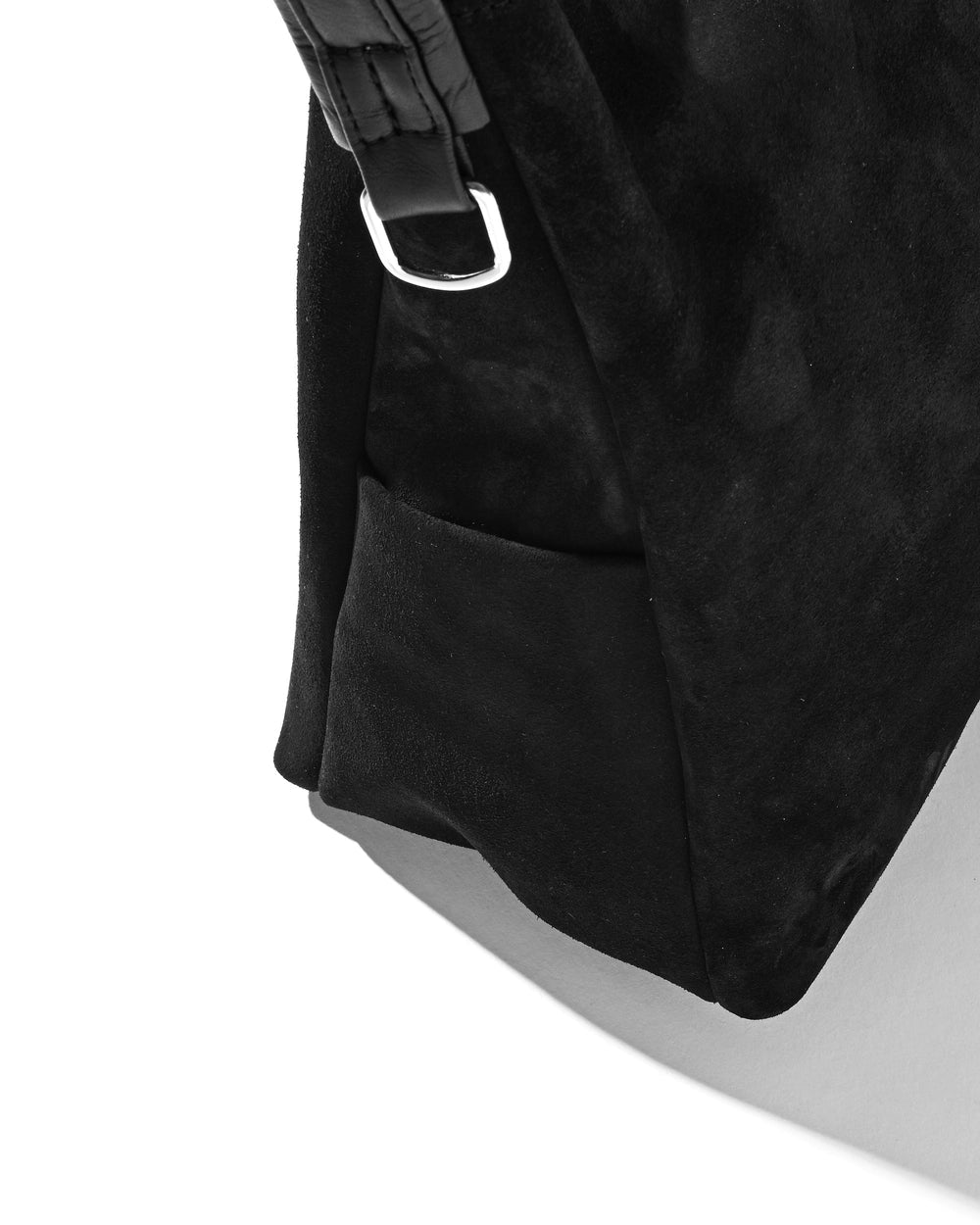 CLESSTE / Suede Nomad Bag (Black)