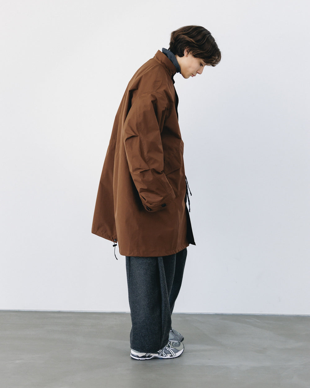 CLESSTE / +Phenix Windstopper ® By Gore-tex Labs City Fishtail Parka With Liner Jacket (Chocolate Brown)