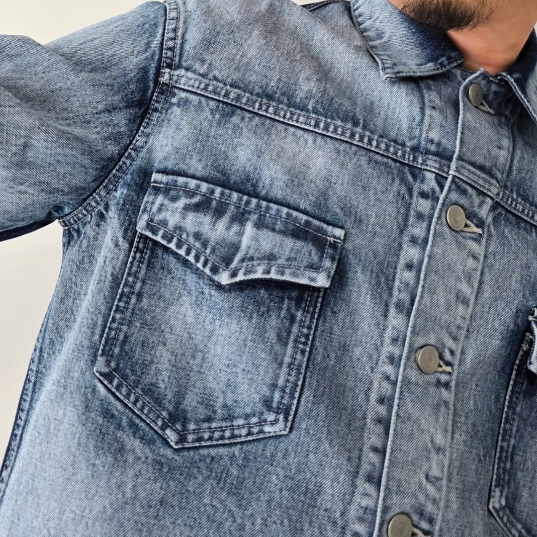 NOMAT / 2 Tone Denim Blouson