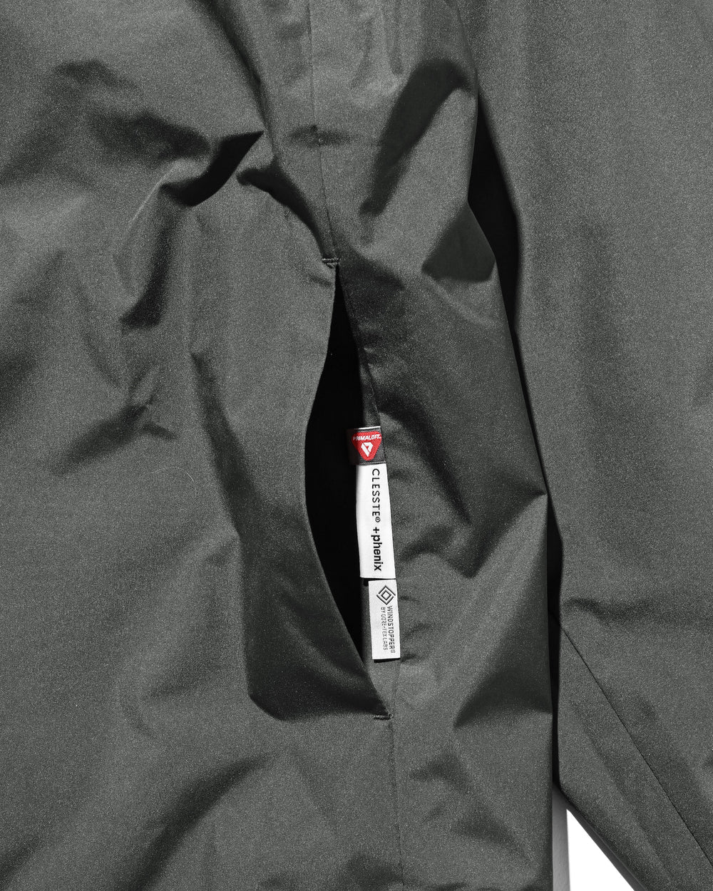 CLESSTE / +Phenix Windstopper ® By Gore-tex Labs City Fishtail Parka With Liner Jacket (Asphalt Gray)