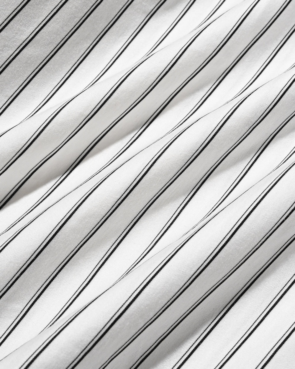 CLESSTE / Thick/Thin Stripe 46G Knit Everyday S/S Shirt (White Stripe)