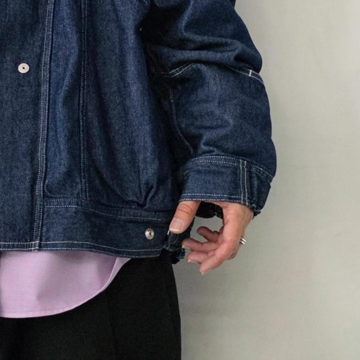 INNAT / Denim Hunter Hiker Jacket (One Wash Blue)
