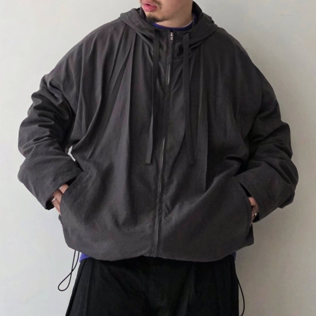 BLANC YM / Salt Shrink Cupro Snow Parka (Brown)