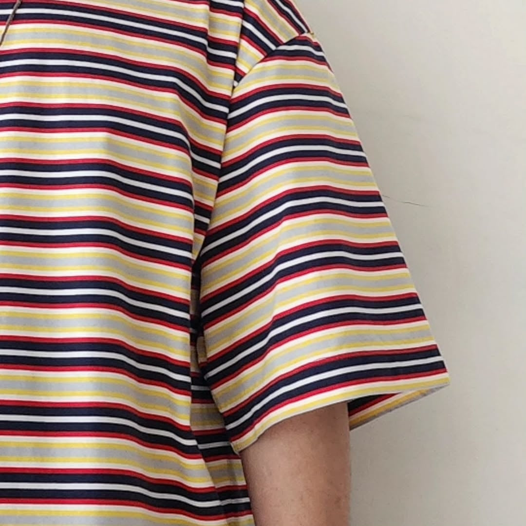 KANEMASA PHIL / 36G Multi Border S/S Tee