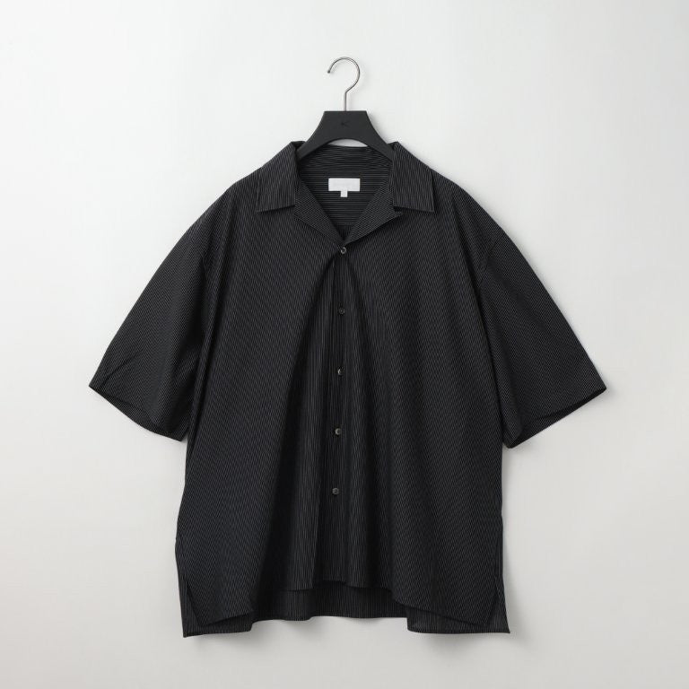 KANEMASA PHIL / 46G Stripe Ether Shirt (Black)
