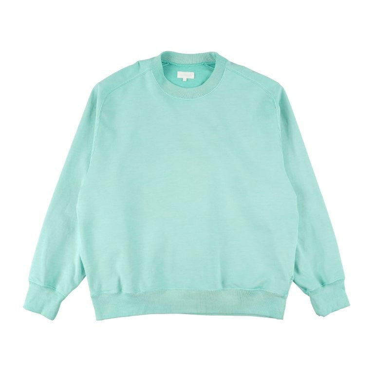 KANEMASA PHIL / 36G Fine Sweat Freedom Sleeve Pullover (Turquoise Pigment)