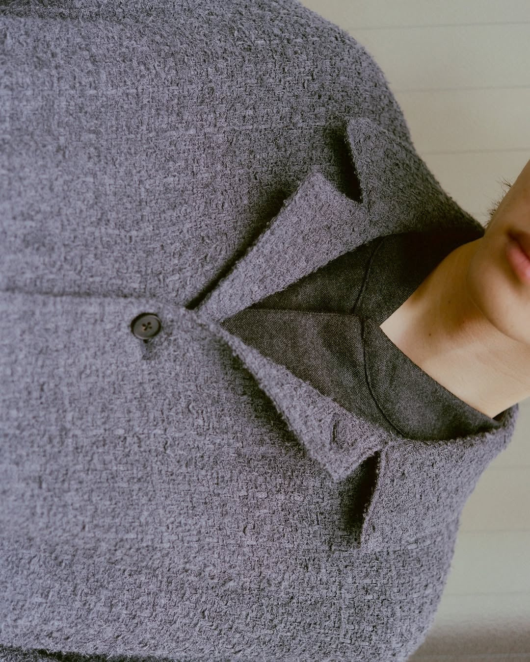 NONNOTTE / Draping Shirt Jacket