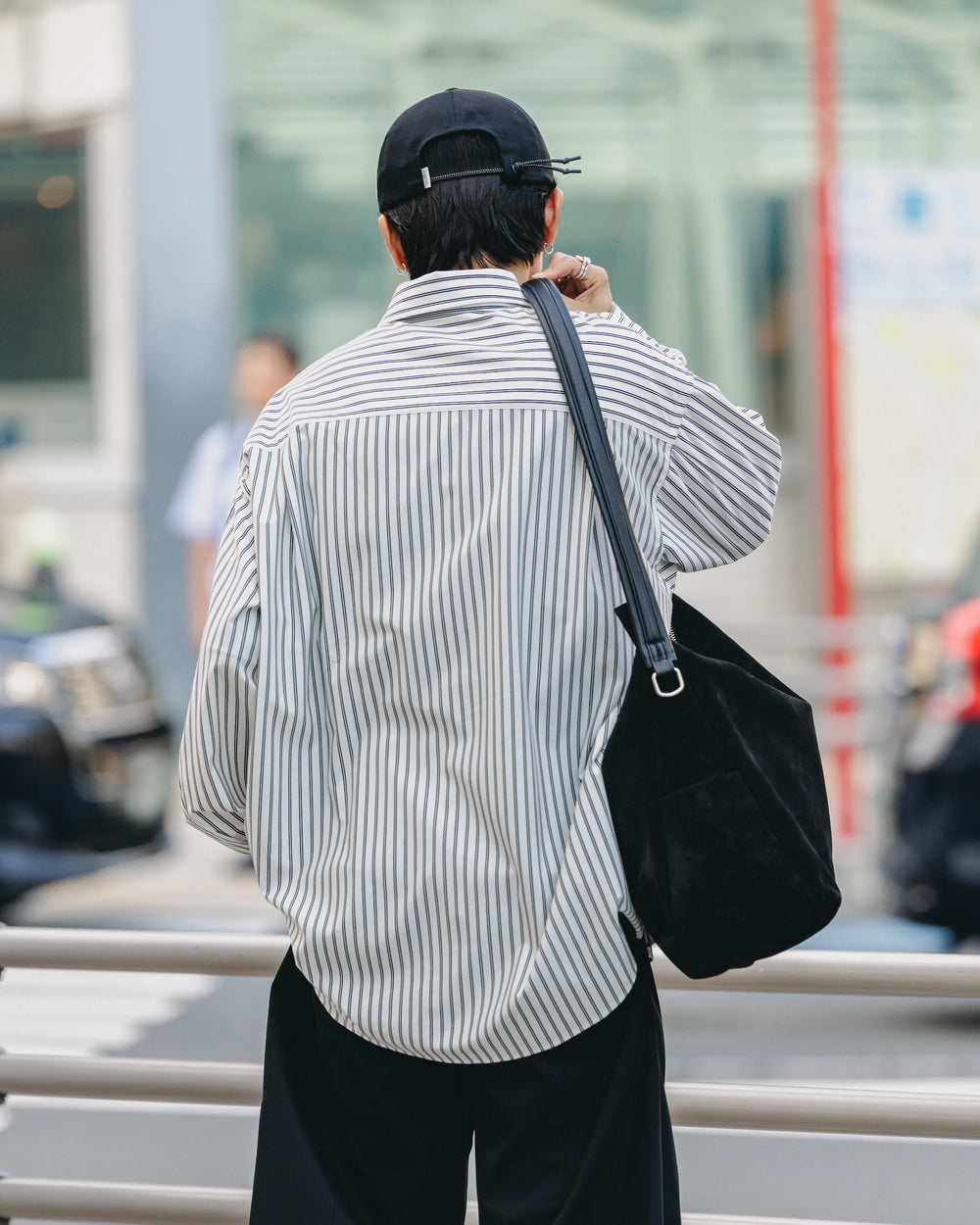 CLESSTE / 46G Knit Everyday L/S Shirt (White Stripe)