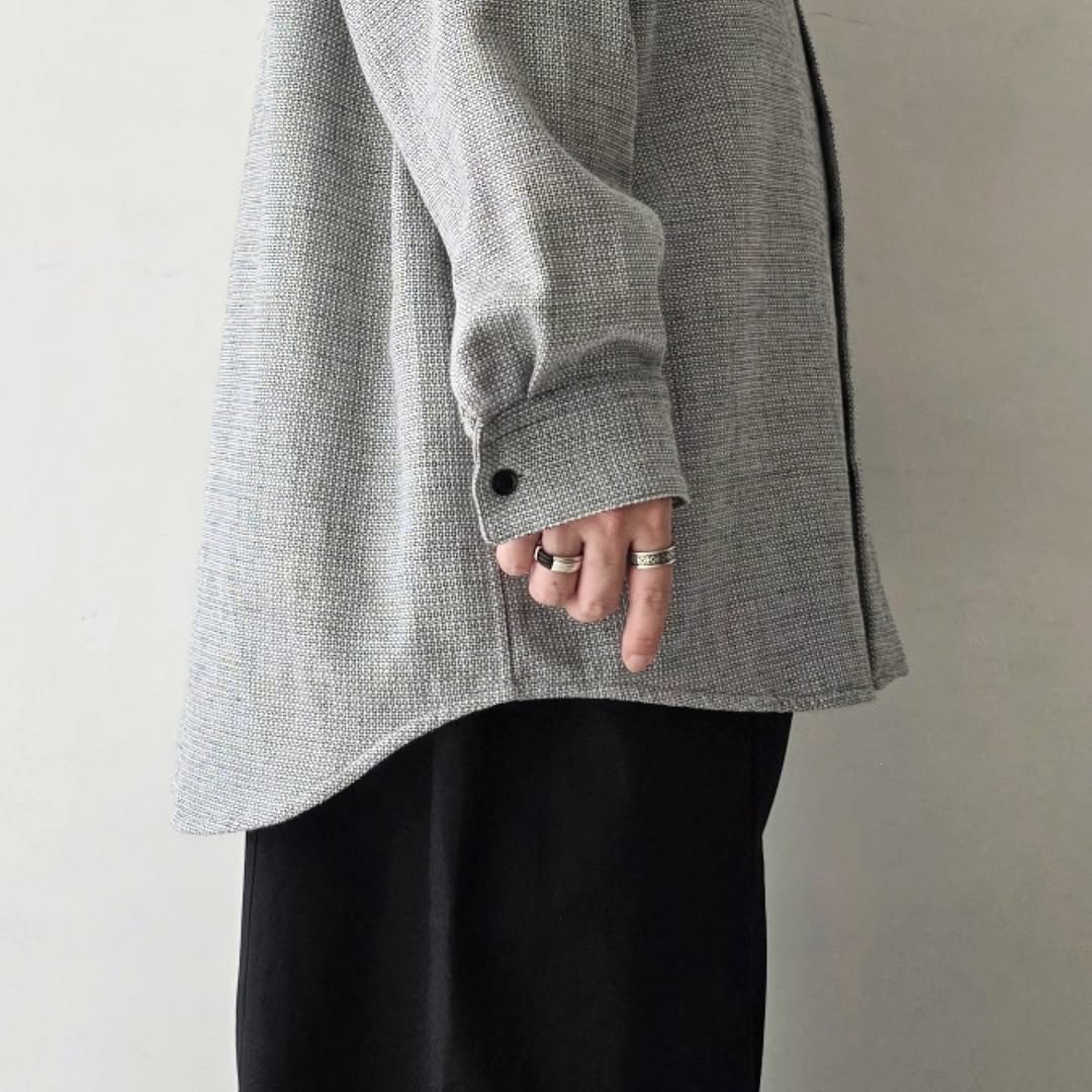 NONNOTTE / Minimum Shawl Collar Oversized Shirt