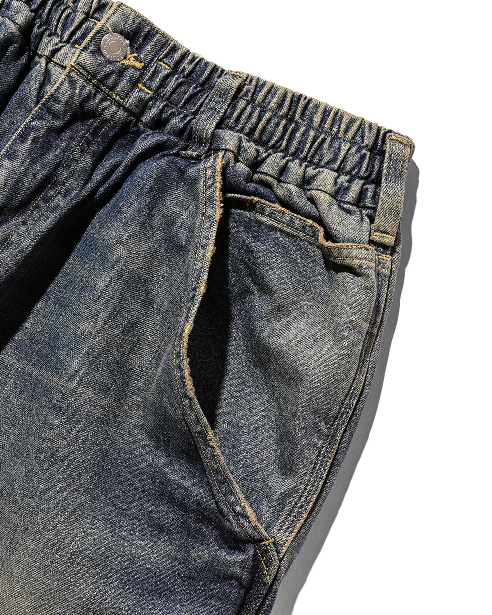 CLESSTE / Vintage Dyed Selvedge Denim Worker Pants (Vintage Indigo)