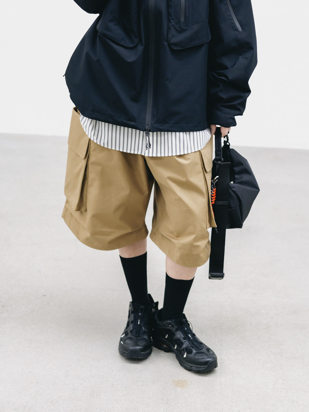 CLESSTE / +Phenix Windstopper ® By Gore-tex Labs City Military Half Pants 001 (Camel Beige)