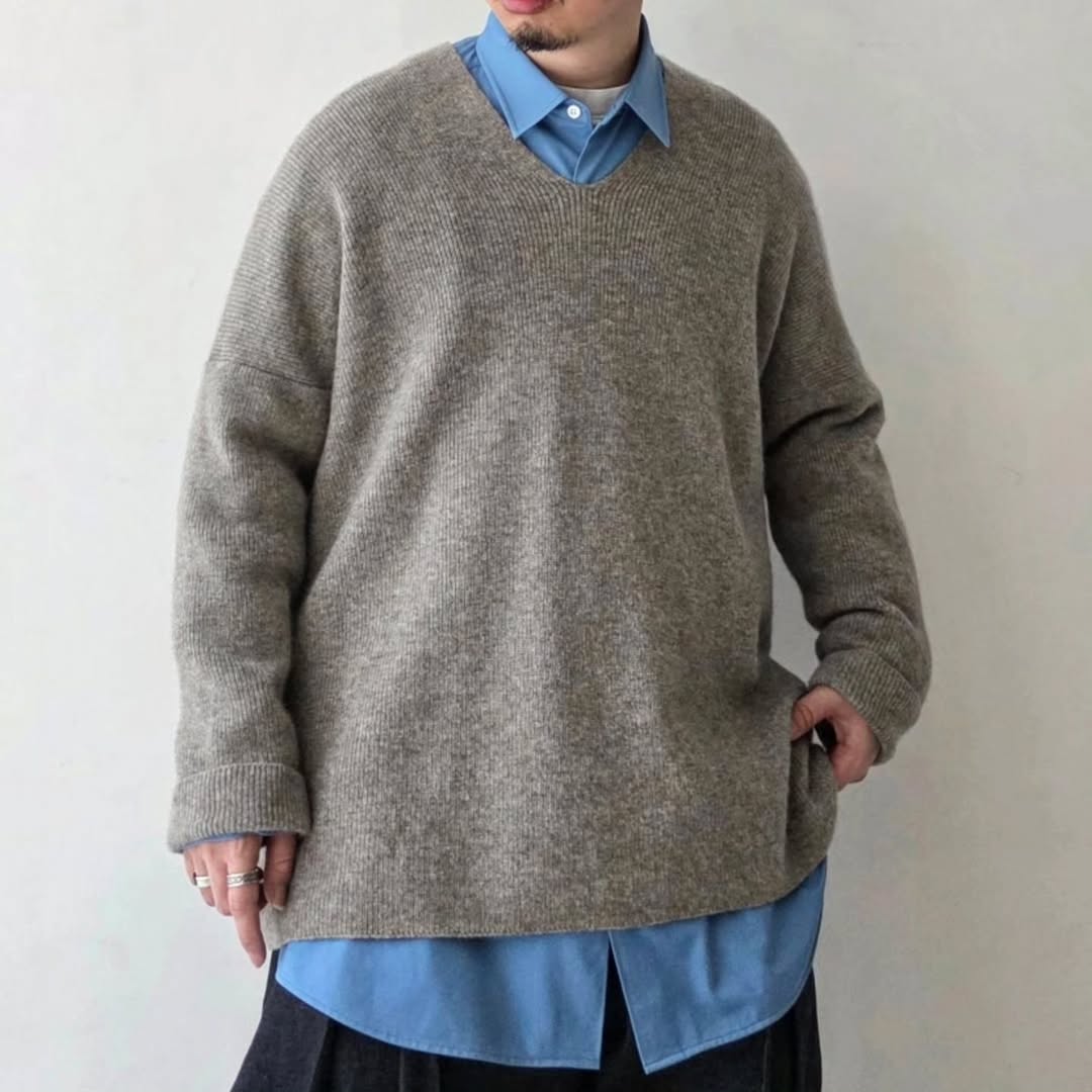 NOMAT / V-Neck Pullover Yak