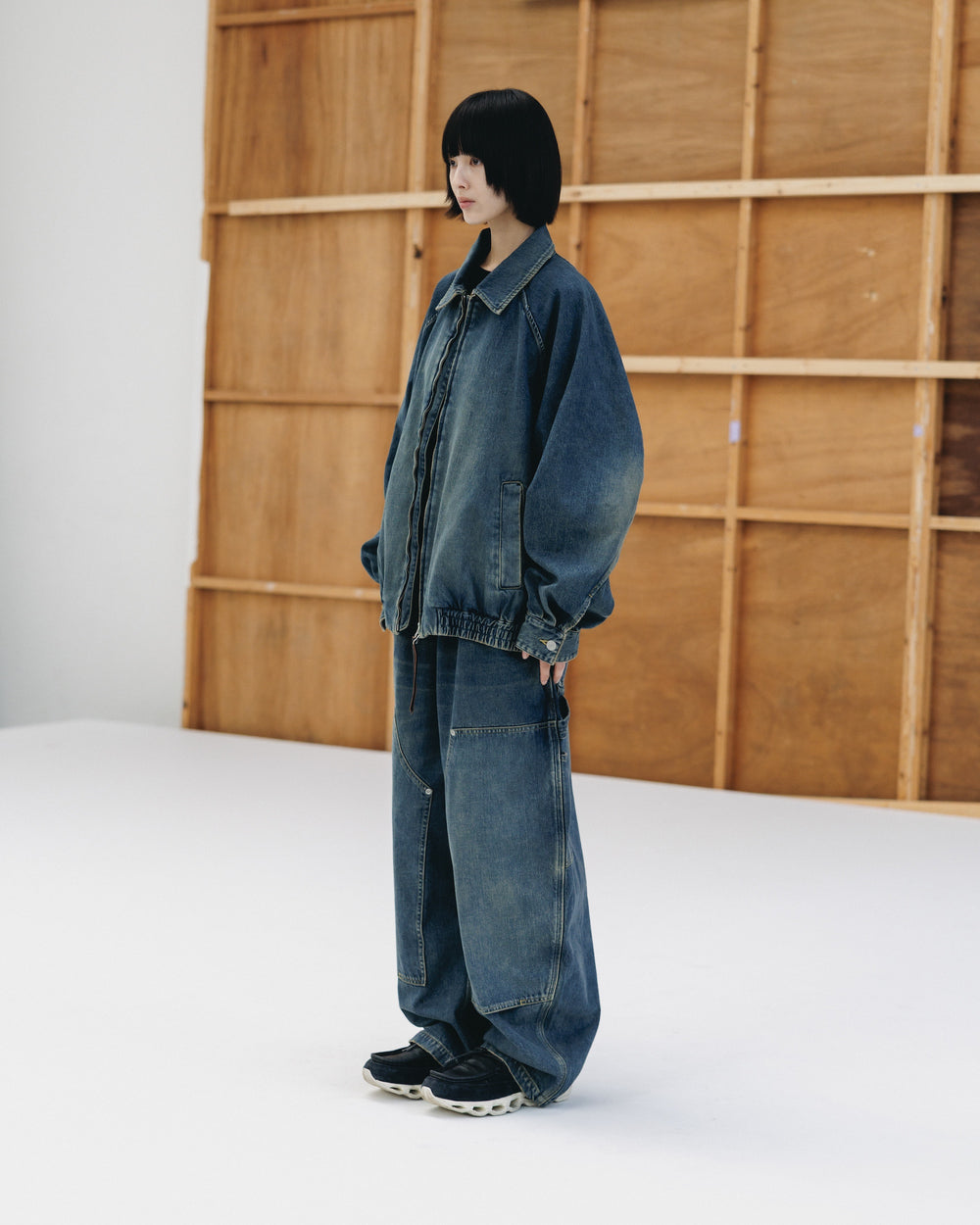 CLESSTE / Vintage Dyed Selvedge Denim City Utility Jacket (Vintage Indigo)