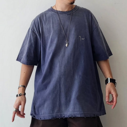 THE JEAN PIERRE / Signature Pigment Grunge Destroy SS Tee