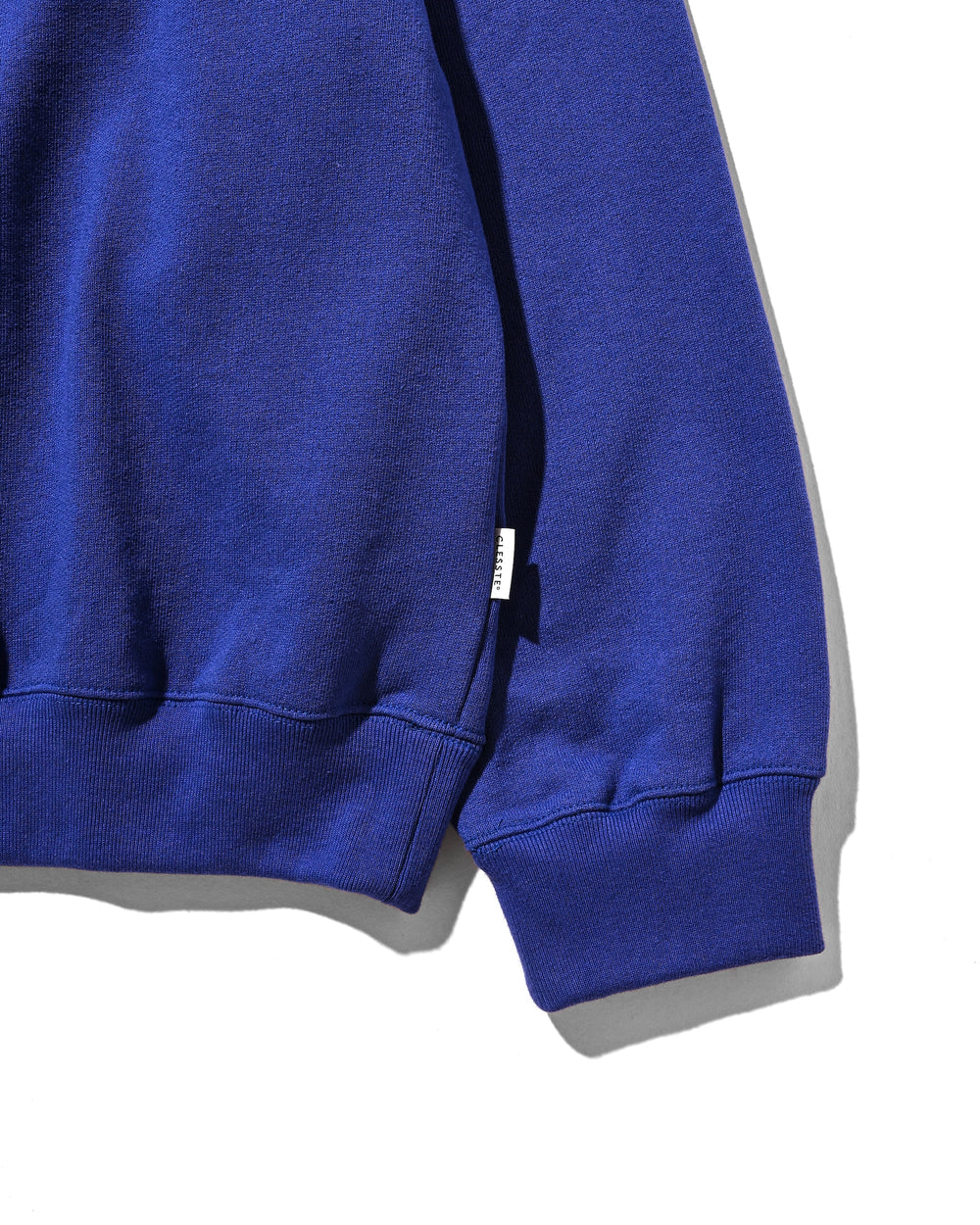 CLESSTE / Half Snap Sweat Shirt (Blue)