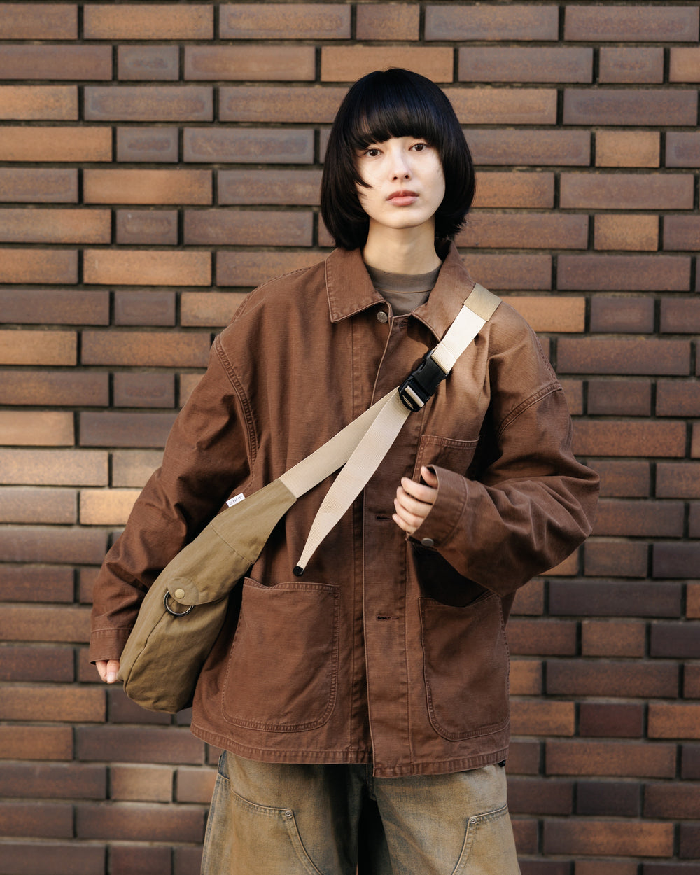 CLESSTE / Vintage Effect P-41 Jacket (Brown)