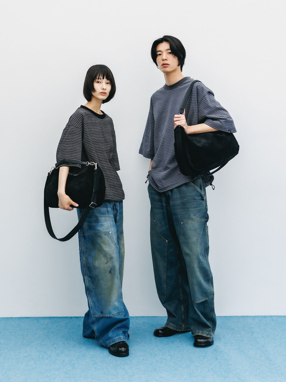 CLESSTE / Suede Day Off Bag Large (Black)