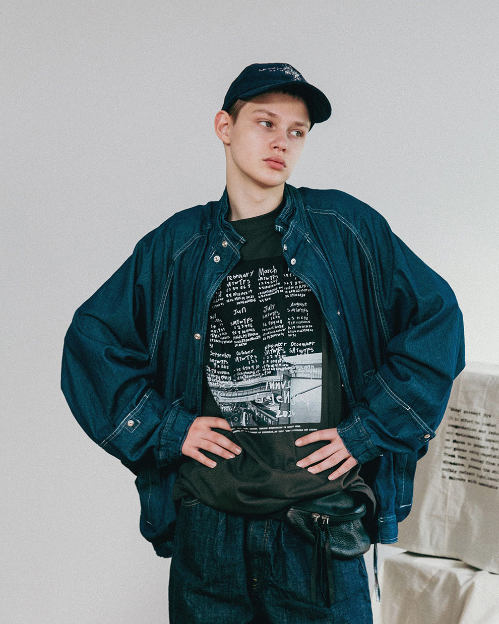 INNAT / Denim Hunter Hiker Jacket (One Wash Blue)