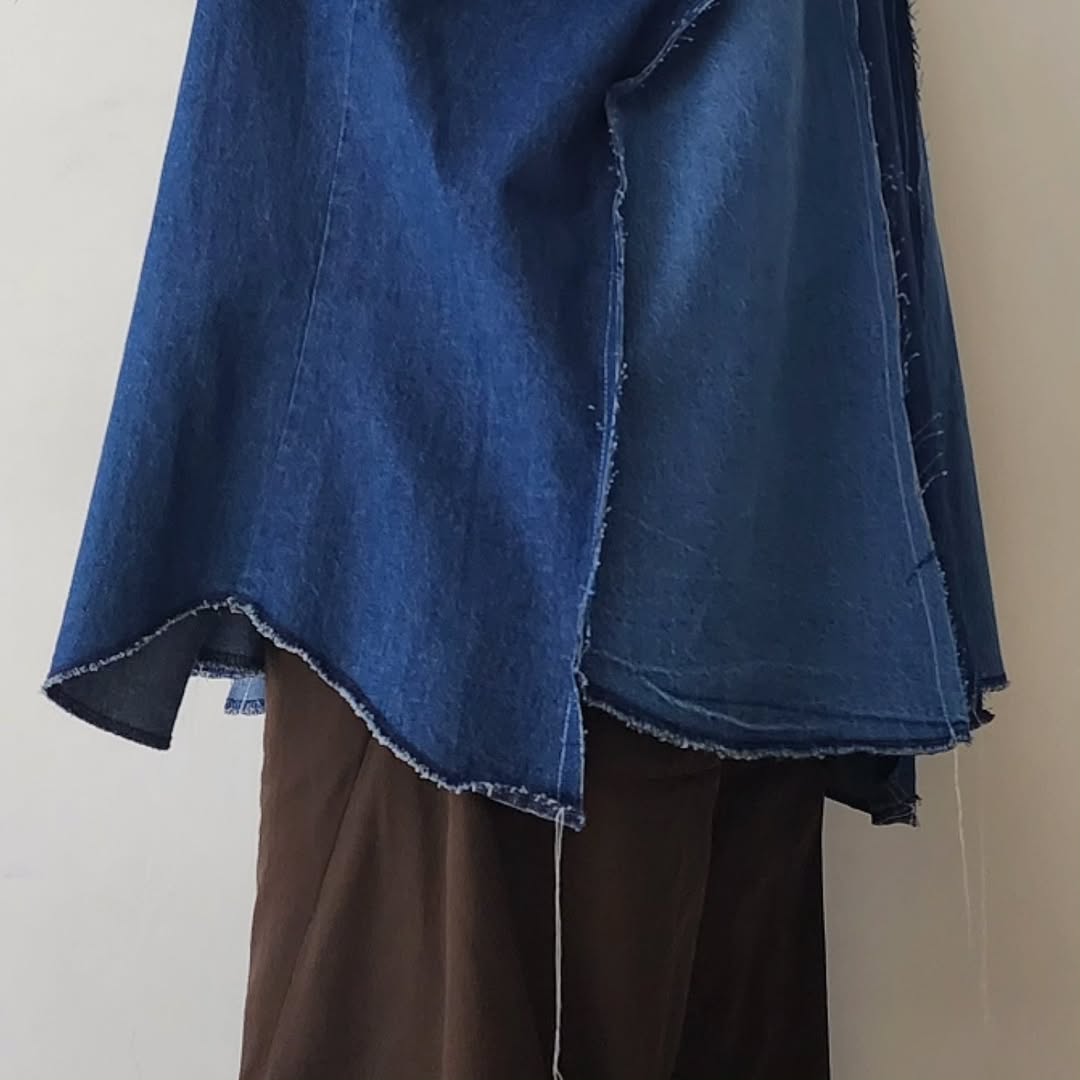 DISCOVERED / Docking Denim China Shirt (A) (Indigo)