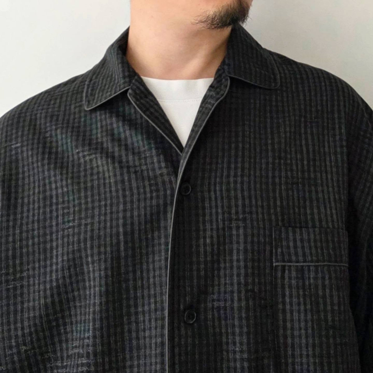 NONNOTTE / Dormeuse Shirt (Trace Bird Plaid)
