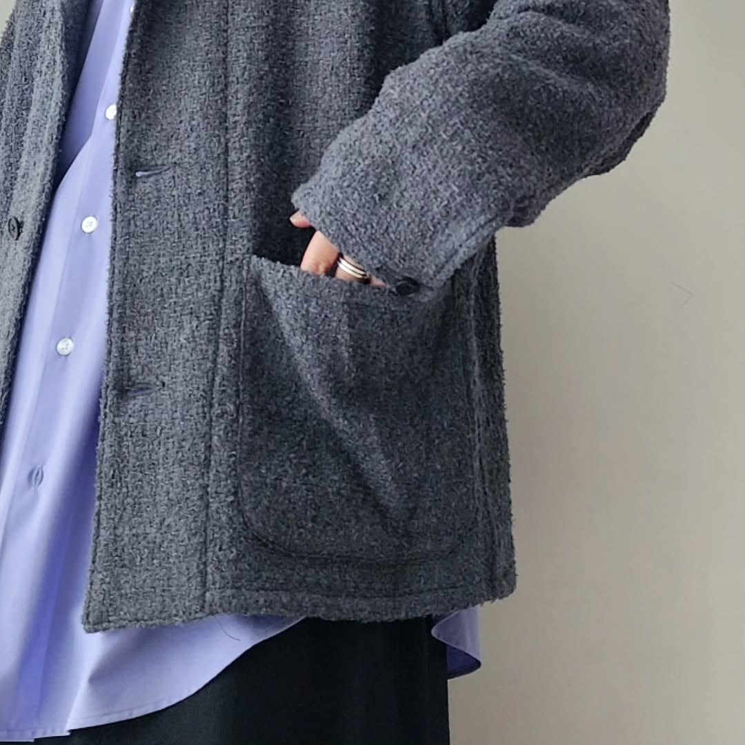 NONNOTTE / Draping Shirt Jacket