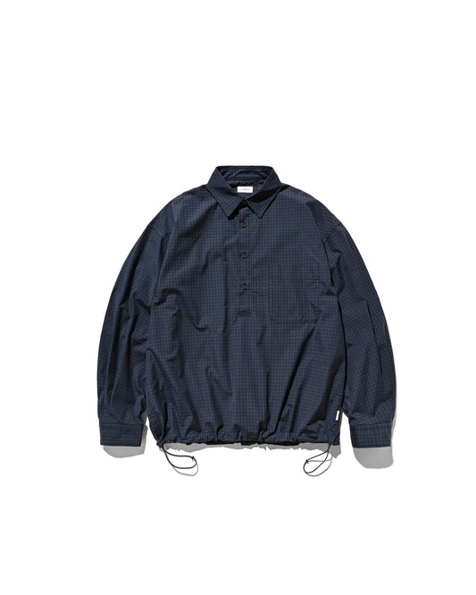 CLESSTE / Mini Plaid L/S Pullover Shirt (Navy)