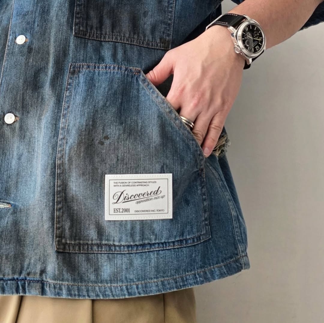 DISCOVERED / Short Sleeve Denim Shirts (Indigo)