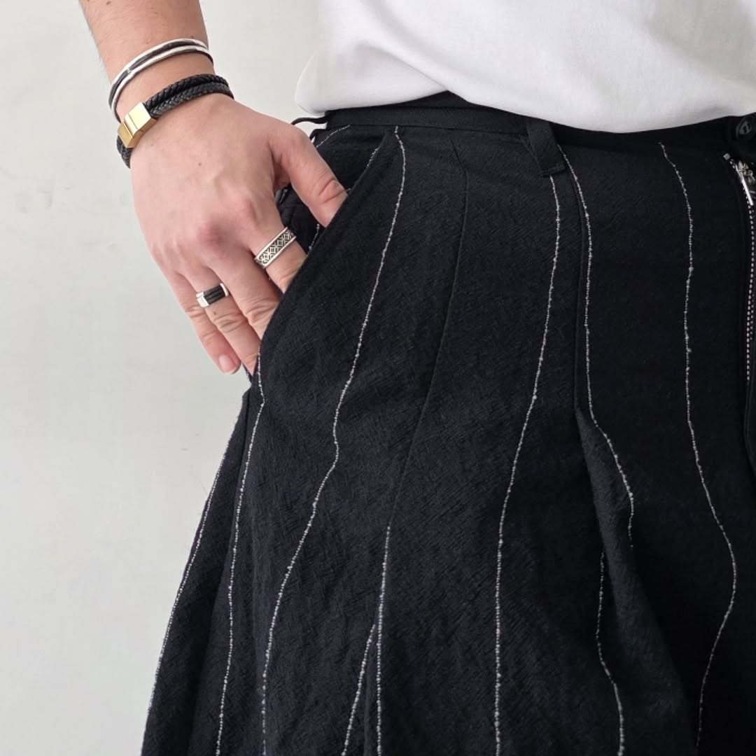 SHINYAKOZUKA / Baggy Shorts (Issue#8)(Pinstripe)