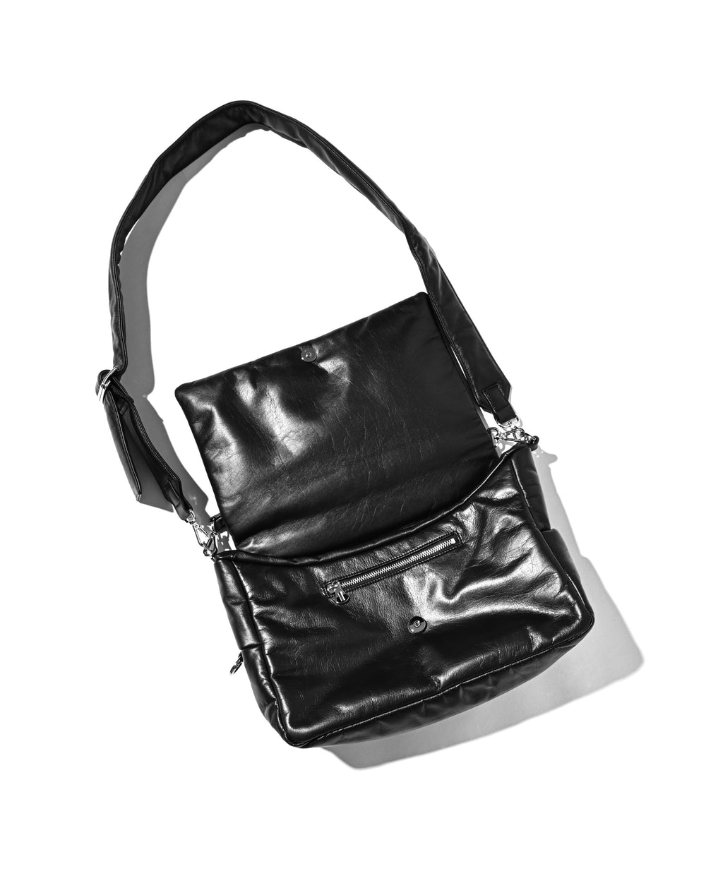 CLESSTE / Leather Padded Flap Holiday Bag
