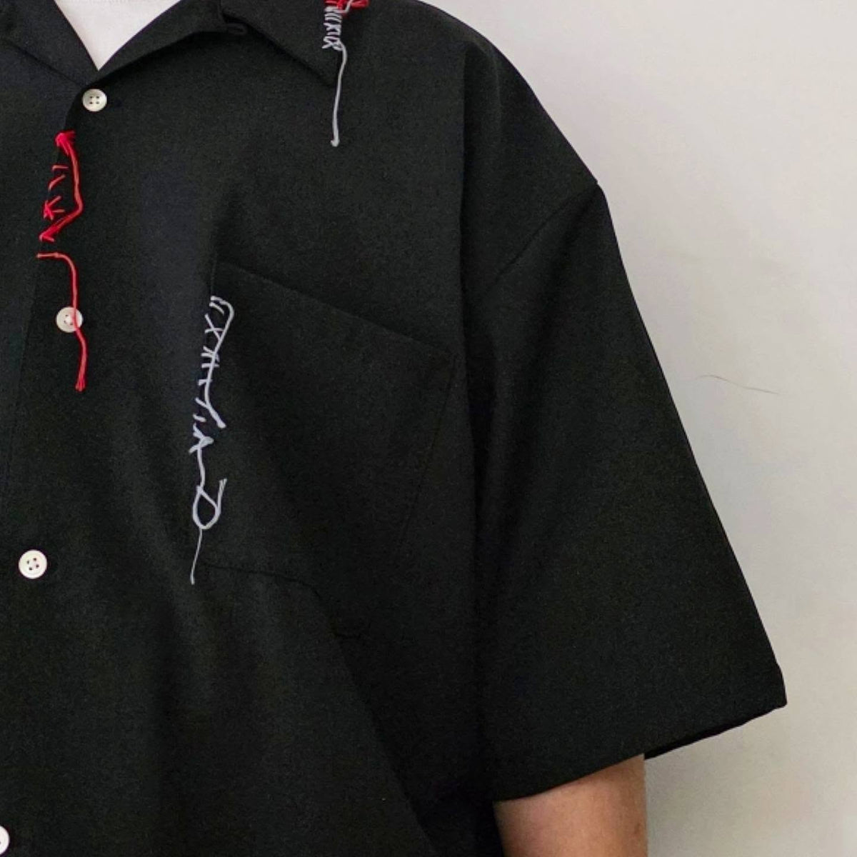 DISCOVERED / Summer Wool Looping Shirts (Black)