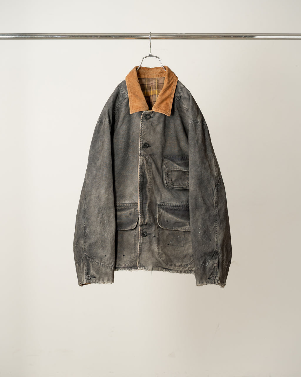 ANCELLM / Reversible Work Jacket (Black)