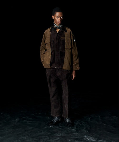 ELEPHANT TRIBAL FABRICS / Double Military Jacket